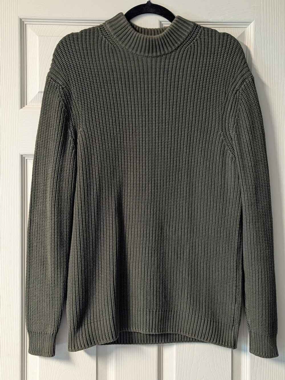 Zara Men's Ribbed Crewneck Sweater